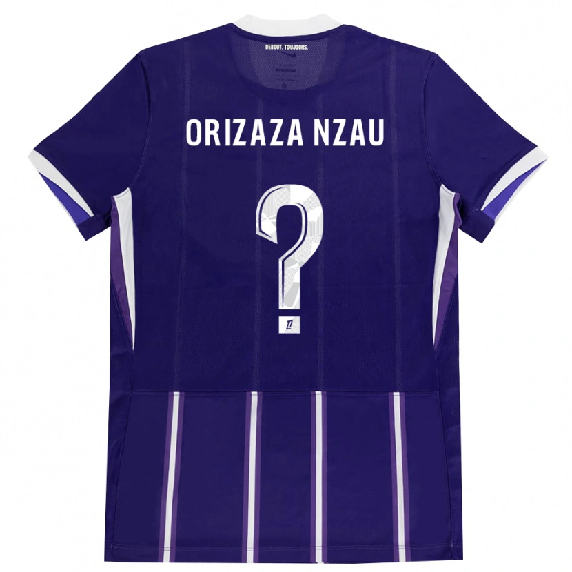 Danxen Herren Jethro Orizaza Nzau #0 Lila Weiß Heimtrikot Trikot 2026/27 T-Shirt