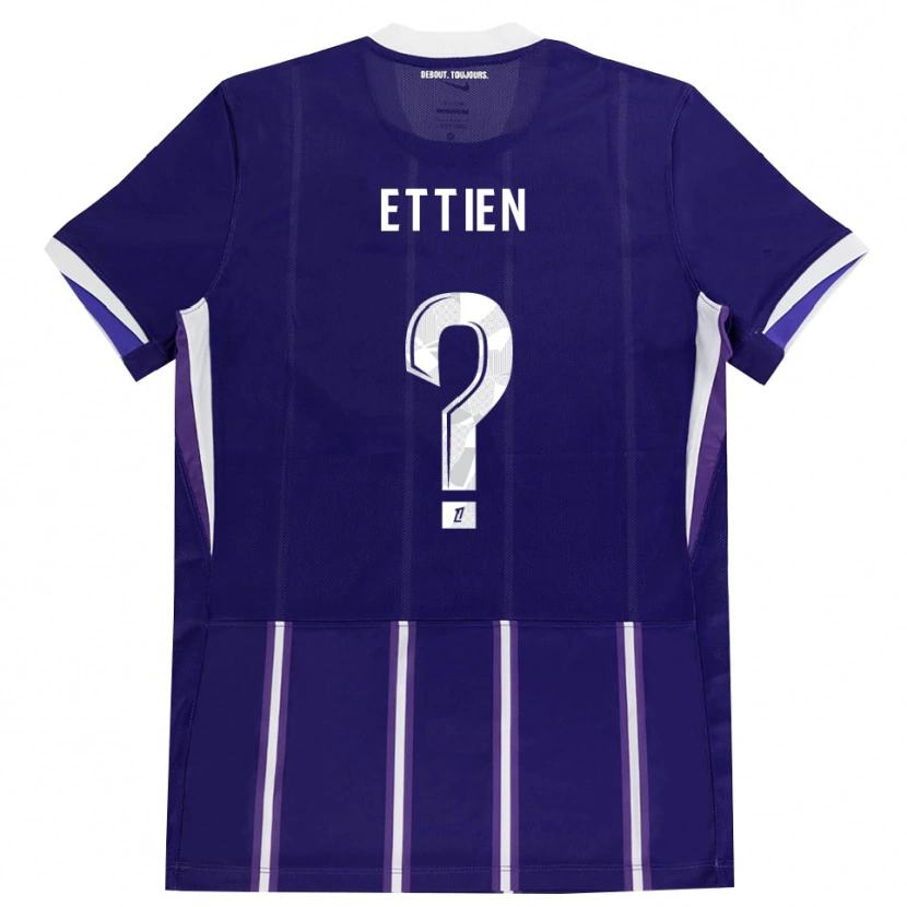 Danxen Herren Krystal Jade Ettien #0 Lila Weiß Heimtrikot Trikot 2026/27 T-Shirt