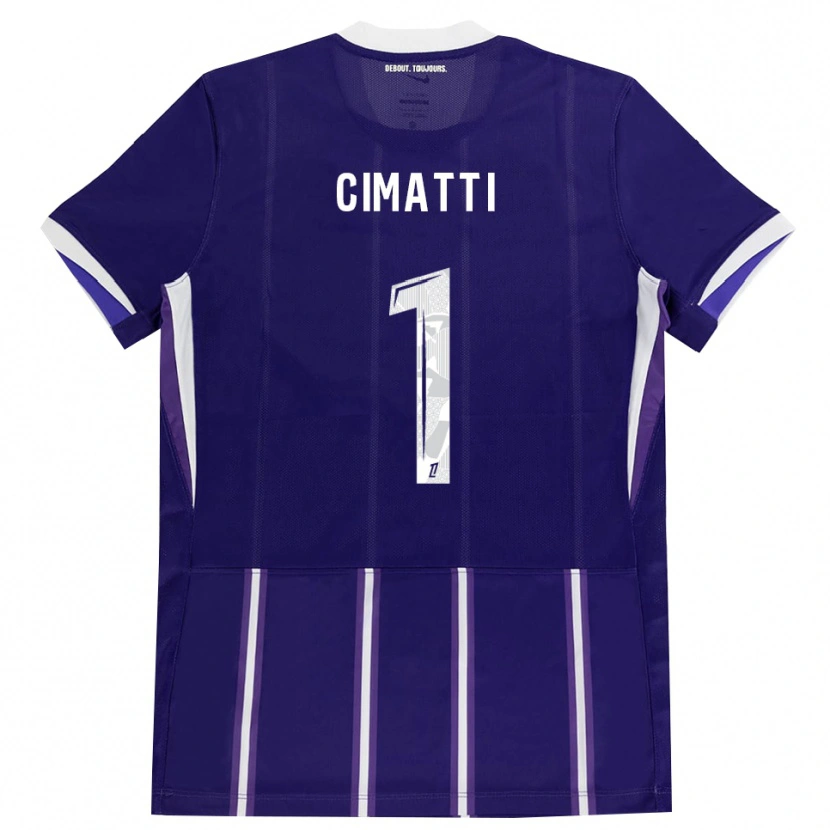 Danxen Herren Marie Cimatti #1 Lila Weiß Heimtrikot Trikot 2026/27 T-Shirt