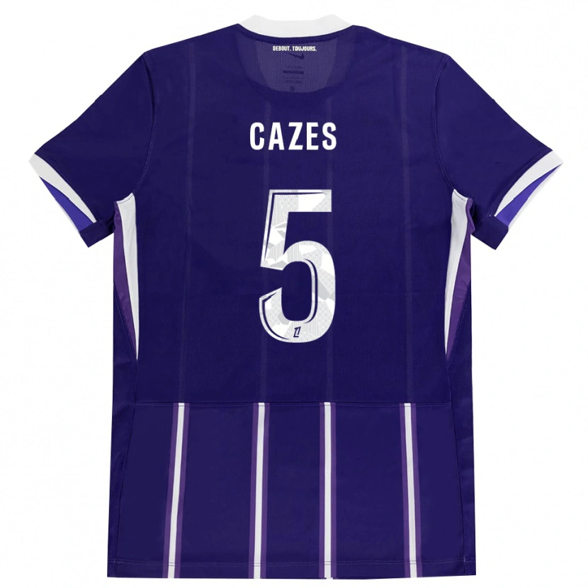 Danxen Herren Manon Cazes #5 Lila Weiß Heimtrikot Trikot 2026/27 T-Shirt