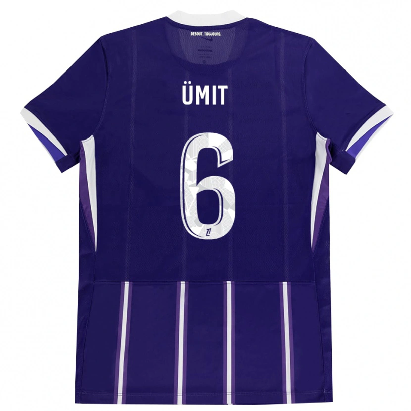 Danxen Herren Ümit Akdağ #6 Lila Weiß Heimtrikot Trikot 2026/27 T-Shirt