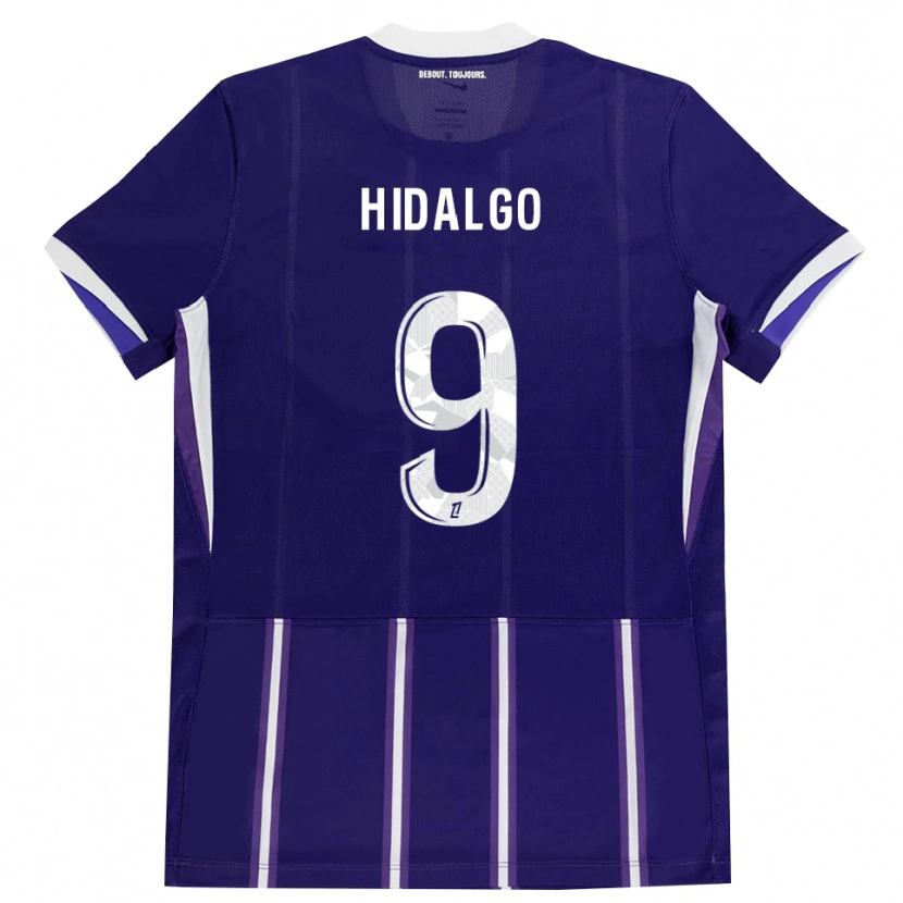 Danxen Herren Santiago Hidalgo #9 Lila Weiß Heimtrikot Trikot 2026/27 T-Shirt