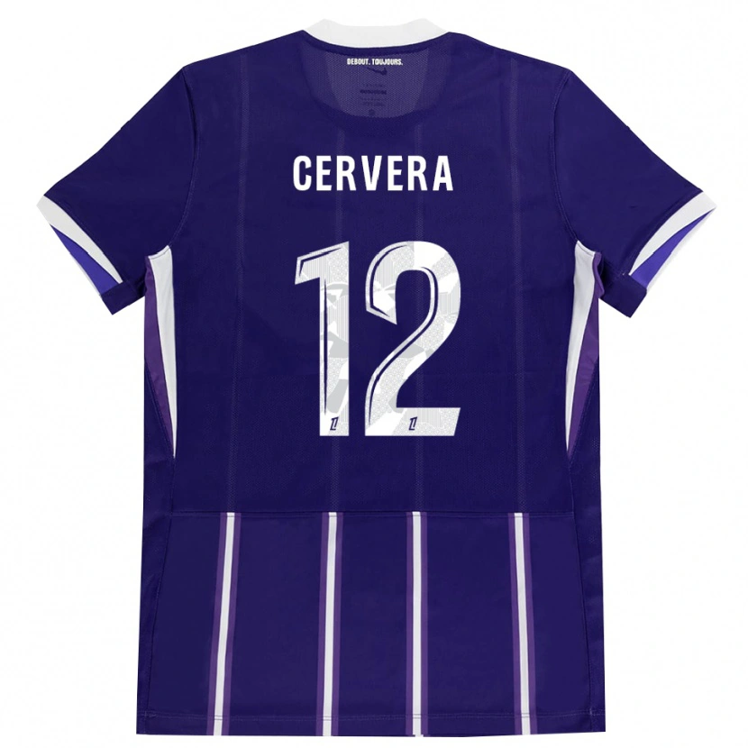 Danxen Herren Laurianne Cervera #12 Lila Weiß Heimtrikot Trikot 2026/27 T-Shirt