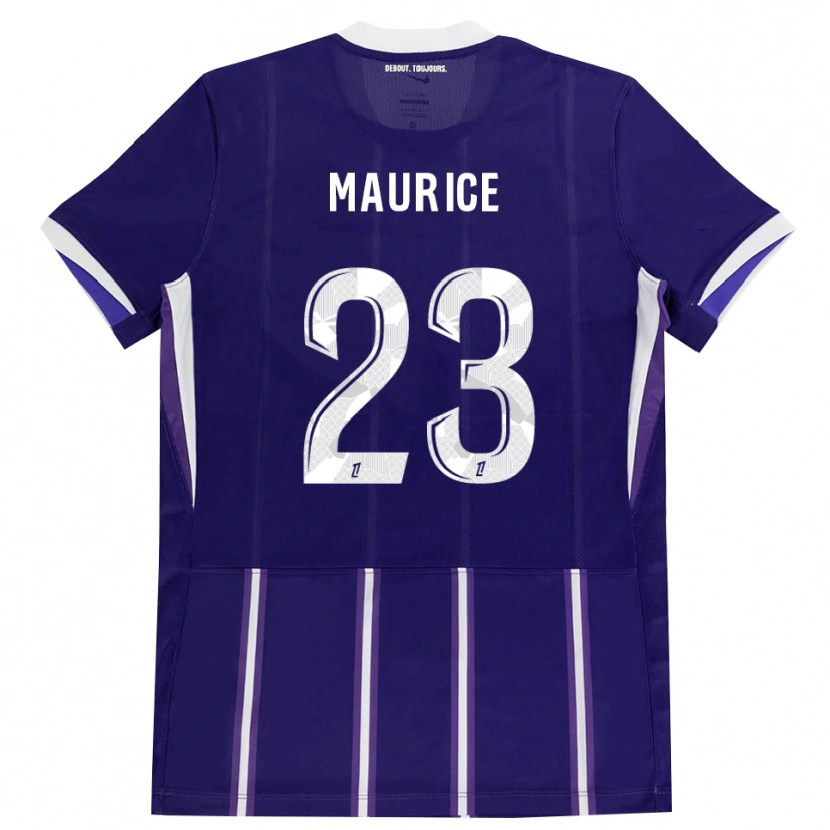 Danxen Herren Sandra Maurice #23 Lila Weiß Heimtrikot Trikot 2026/27 T-Shirt