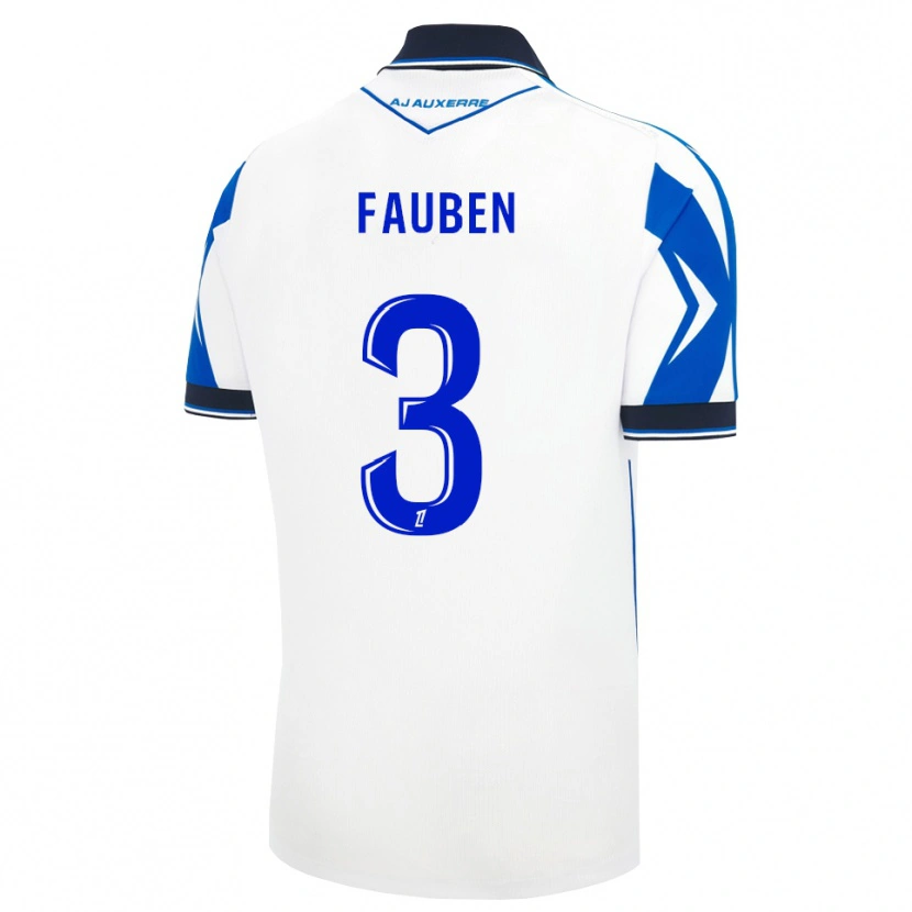 Danxen Herren Marc-Allan Fauben #3 Schwarz Weiß Blau Heimtrikot Trikot 2026/27 T-Shirt