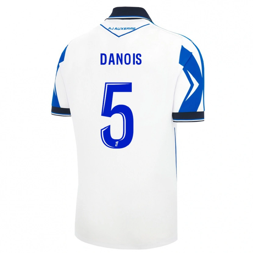 Danxen Herren Kévin Danois #5 Schwarz Weiß Blau Heimtrikot Trikot 2026/27 T-Shirt