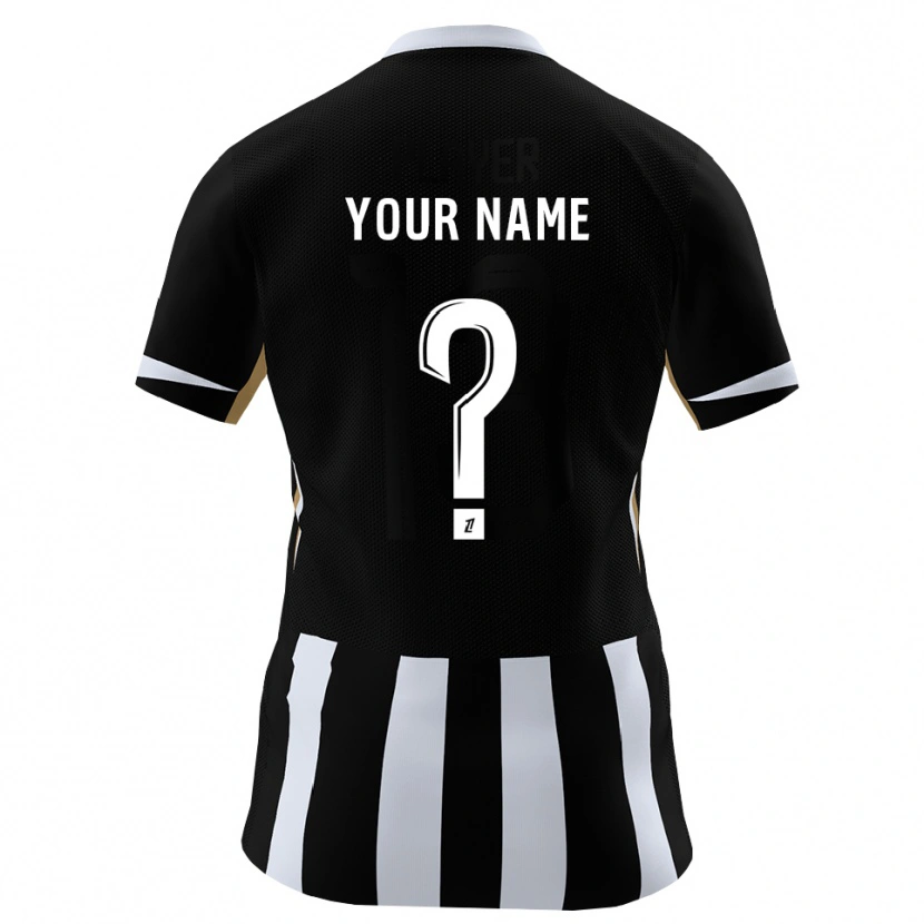 Danxen Herren Ihren Namen #0 Schwarz Blau Heimtrikot Trikot 2026/27 T-Shirt