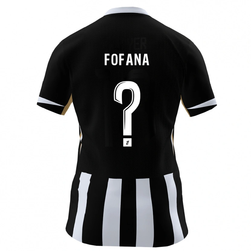 Danxen Herren N'faly Fofana #0 Schwarz Blau Heimtrikot Trikot 2026/27 T-Shirt