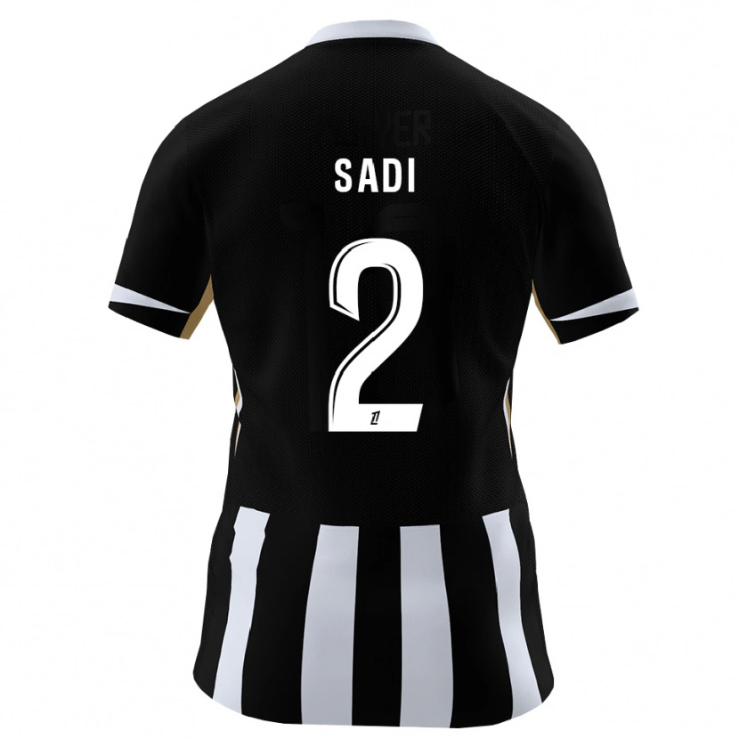 Danxen Herren Aymen Sadi #2 Schwarz Blau Heimtrikot Trikot 2026/27 T-Shirt