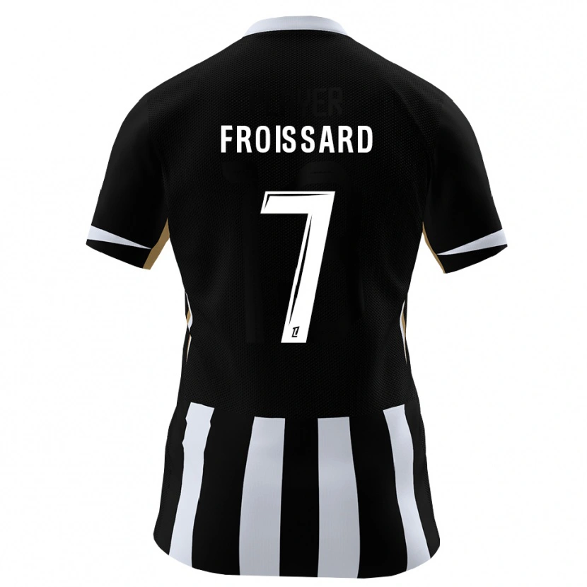 Danxen Herren Kévine Froissard #7 Schwarz Blau Heimtrikot Trikot 2026/27 T-Shirt