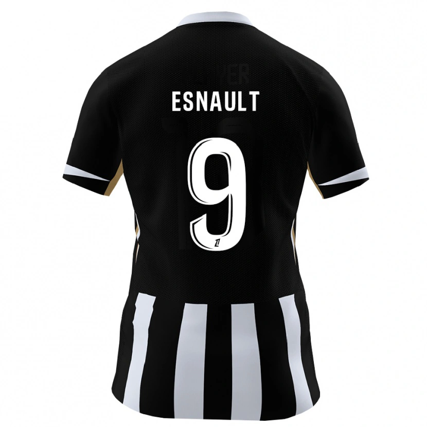 Danxen Herren Joshua Esnault #9 Schwarz Blau Heimtrikot Trikot 2026/27 T-Shirt