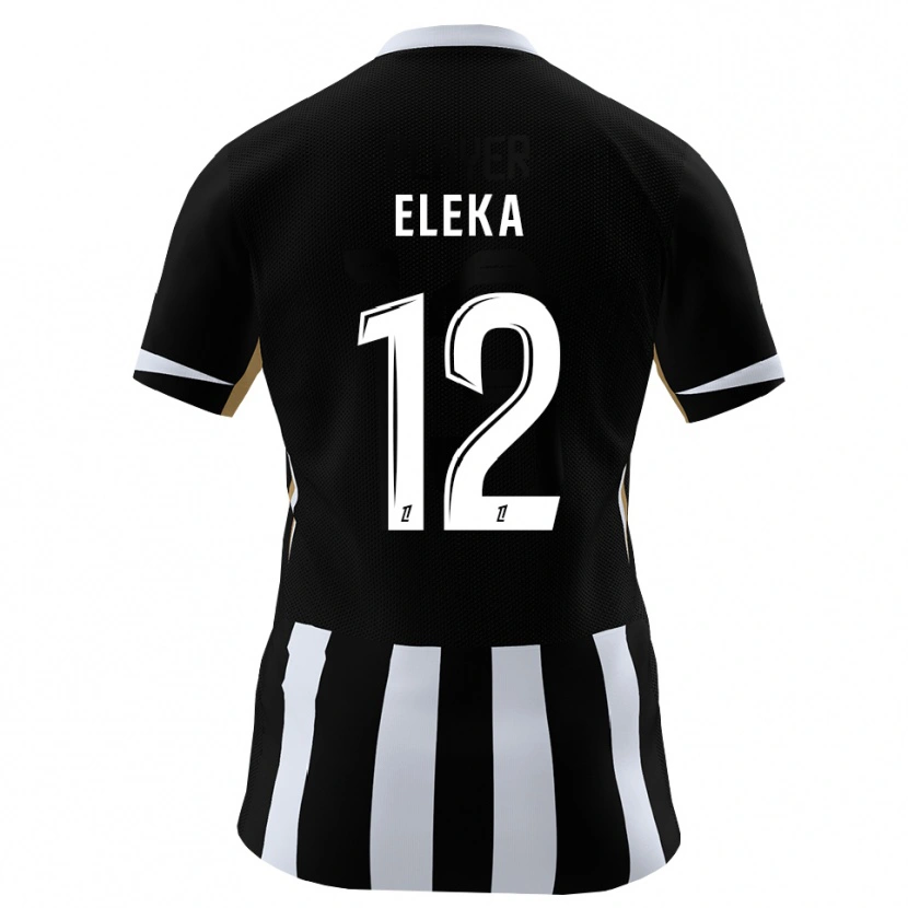 Danxen Herren Nathan Eleka #12 Schwarz Blau Heimtrikot Trikot 2026/27 T-Shirt