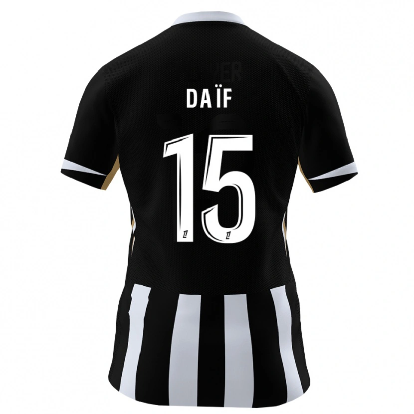 Danxen Herren Ziyad Daïf #15 Schwarz Blau Heimtrikot Trikot 2026/27 T-Shirt