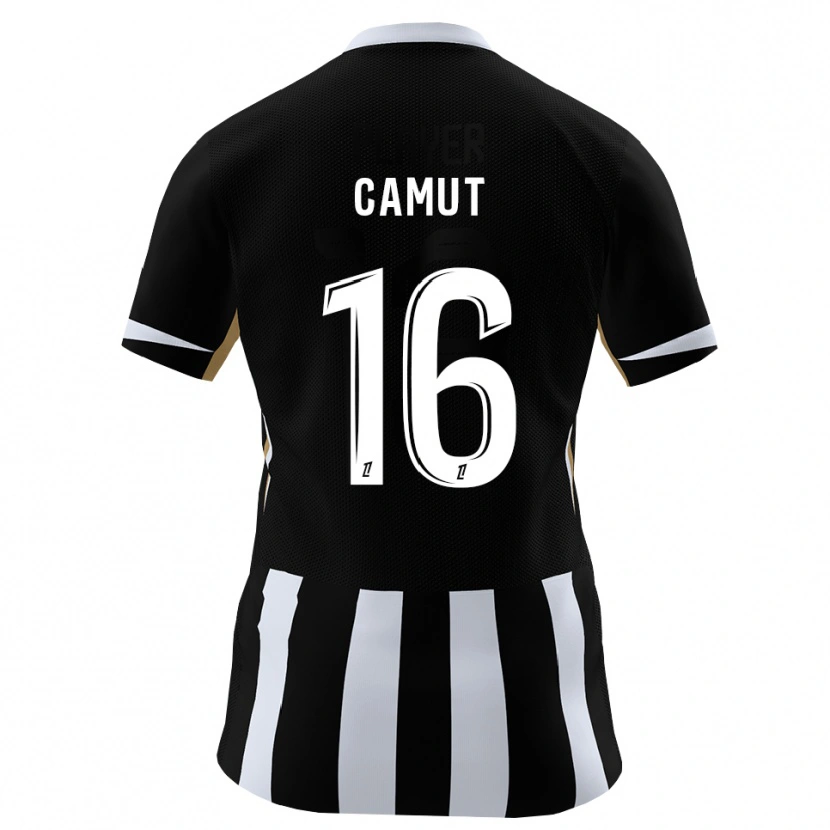 Danxen Herren Maël Camut #16 Schwarz Blau Heimtrikot Trikot 2026/27 T-Shirt