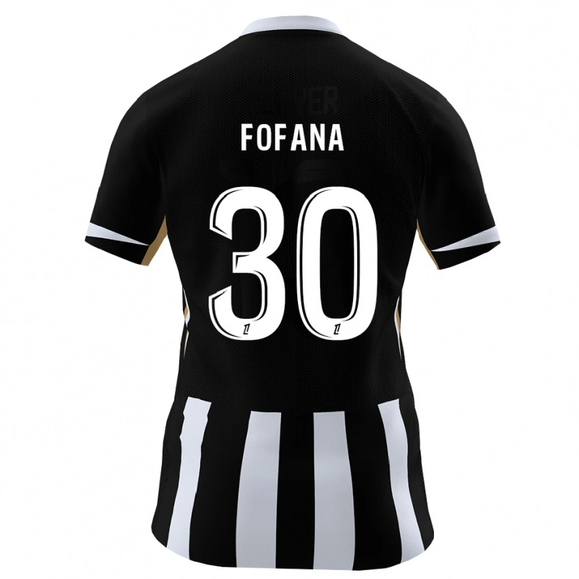 Danxen Herren Yahia Fofana #30 Schwarz Blau Heimtrikot Trikot 2026/27 T-Shirt