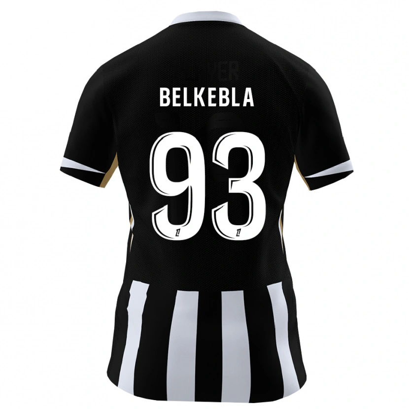 Danxen Herren Haris Belkebla #93 Schwarz Blau Heimtrikot Trikot 2026/27 T-Shirt