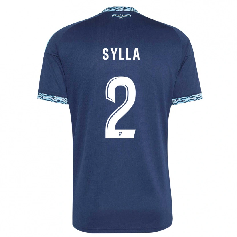 Danxen Herren Mohamed Sylla #2 Stahlblau Weiß Heimtrikot Trikot 2026/27 T-Shirt