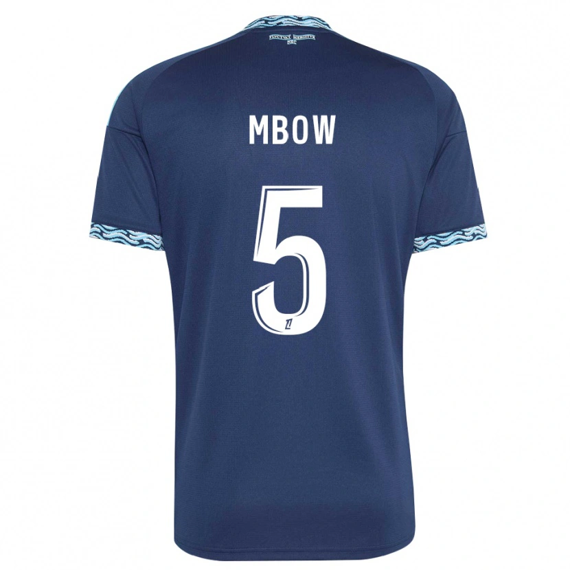 Danxen Herren Moustapha Mbow #5 Stahlblau Weiß Heimtrikot Trikot 2026/27 T-Shirt