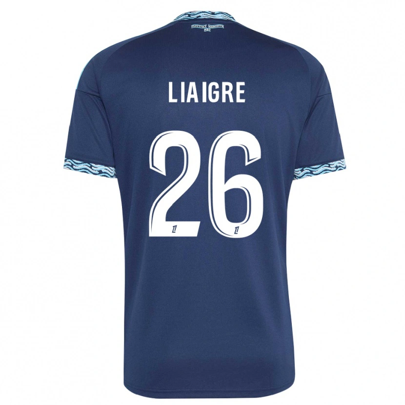 Danxen Herren Fiona Liaigre #26 Stahlblau Weiß Heimtrikot Trikot 2026/27 T-Shirt