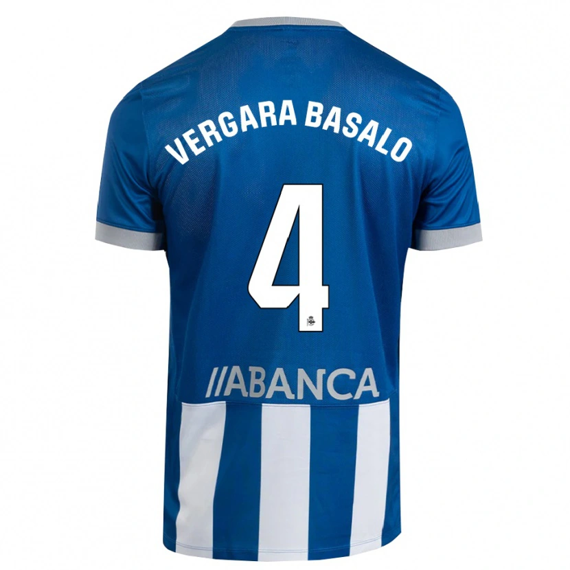 Danxen Herren David Vergara #4 Blau Grau Weiß Heimtrikot Trikot 2026/27 T-Shirt