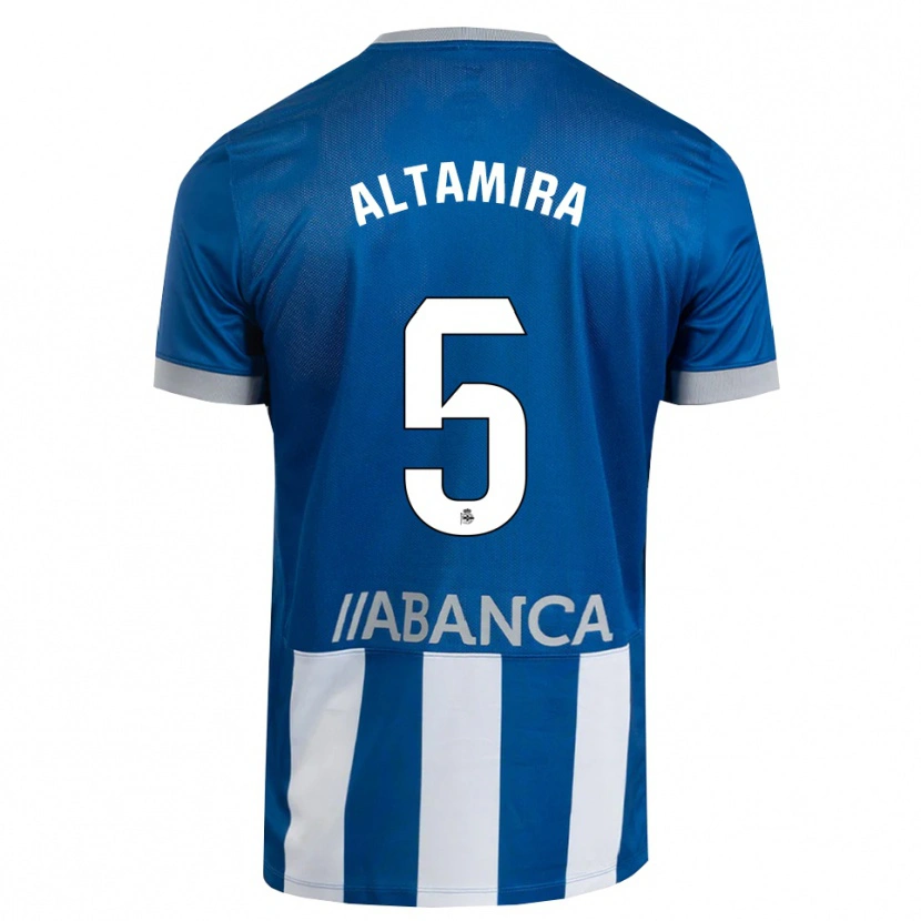 Danxen Herren Inés Altamira #5 Blau Grau Weiß Heimtrikot Trikot 2026/27 T-Shirt