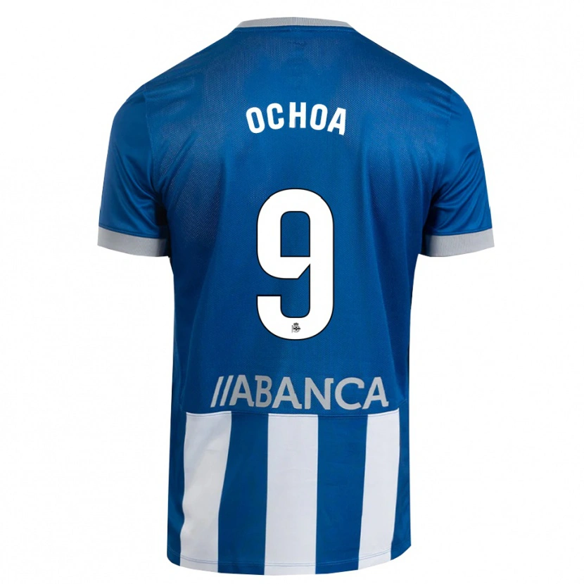 Danxen Herren Martín Ochoa #9 Blau Grau Weiß Heimtrikot Trikot 2026/27 T-Shirt