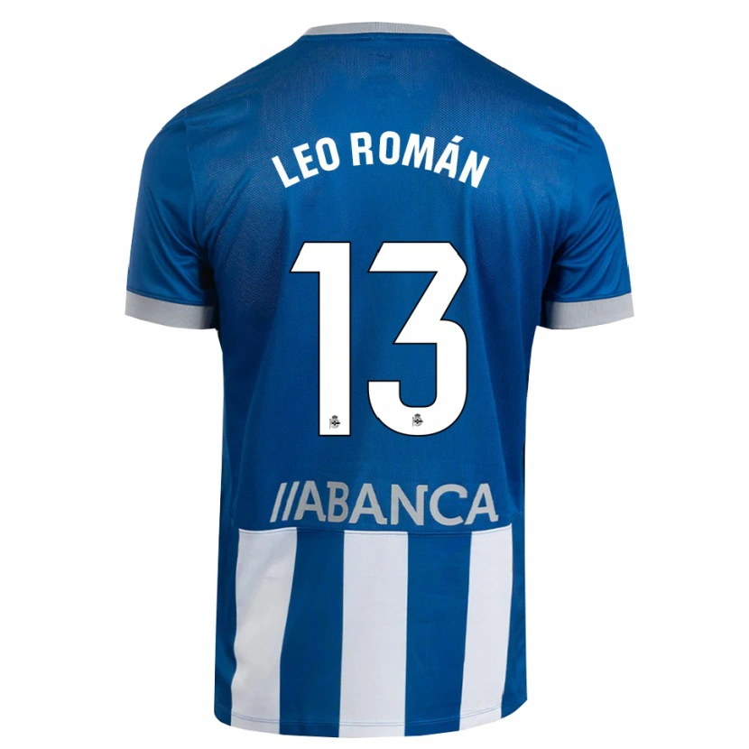 Danxen Herren Leo Román #13 Blau Grau Weiß Heimtrikot Trikot 2026/27 T-Shirt