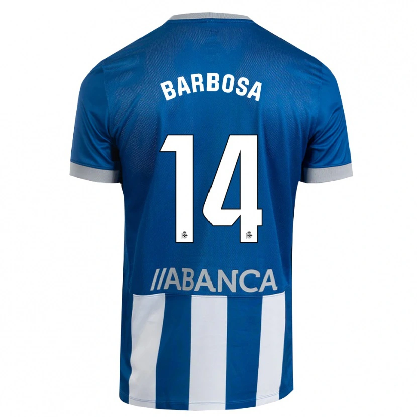 Danxen Herren Justino Barbosa #14 Blau Grau Weiß Heimtrikot Trikot 2026/27 T-Shirt