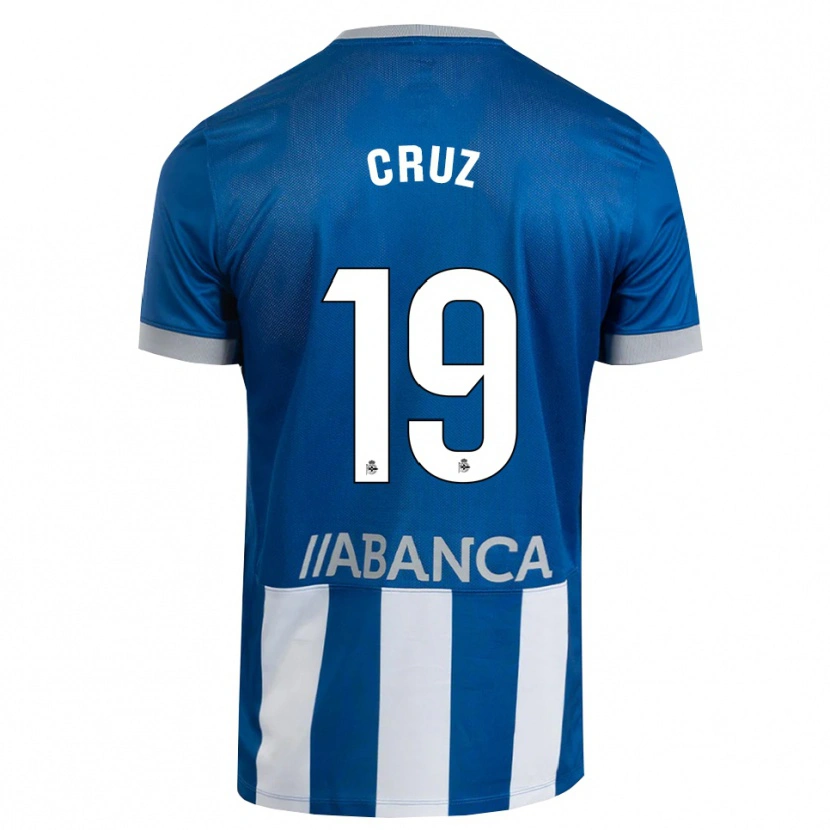 Danxen Herren Luismi Cruz #19 Blau Grau Weiß Heimtrikot Trikot 2026/27 T-Shirt