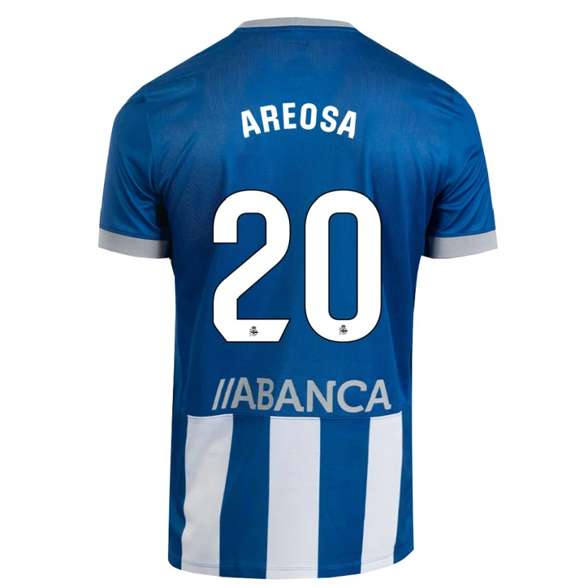 Danxen Herren Héctor Areosa #20 Blau Grau Weiß Heimtrikot Trikot 2026/27 T-Shirt