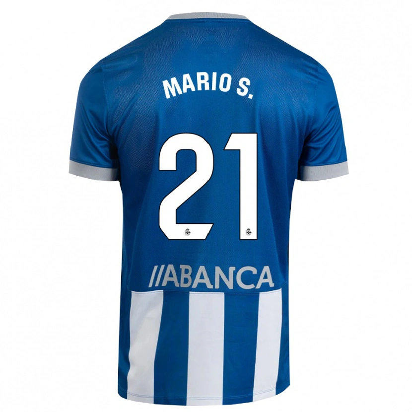 Danxen Herren Mario Soriano #21 Blau Grau Weiß Heimtrikot Trikot 2026/27 T-Shirt