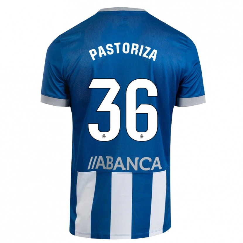 Danxen Herren Guille Pastoriza #36 Blau Grau Weiß Heimtrikot Trikot 2026/27 T-Shirt
