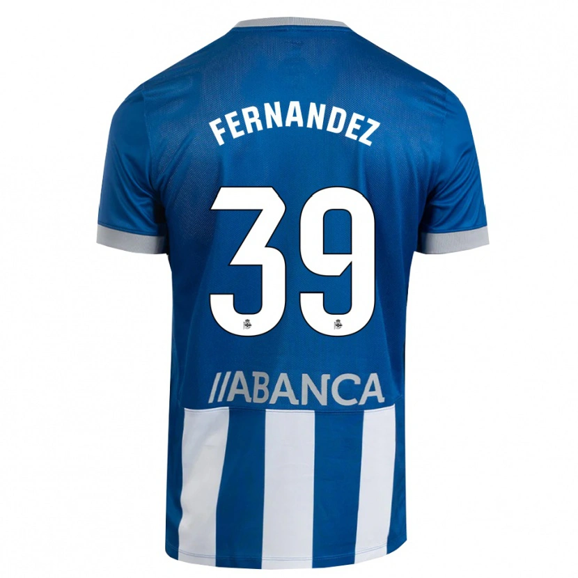 Danxen Herren David Fernández #39 Blau Grau Weiß Heimtrikot Trikot 2026/27 T-Shirt