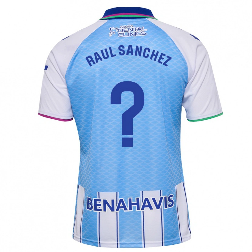 Danxen Herren Raul Sánchez #0 Tief Himmelblau Weiß Heimtrikot Trikot 2026/27 T-Shirt