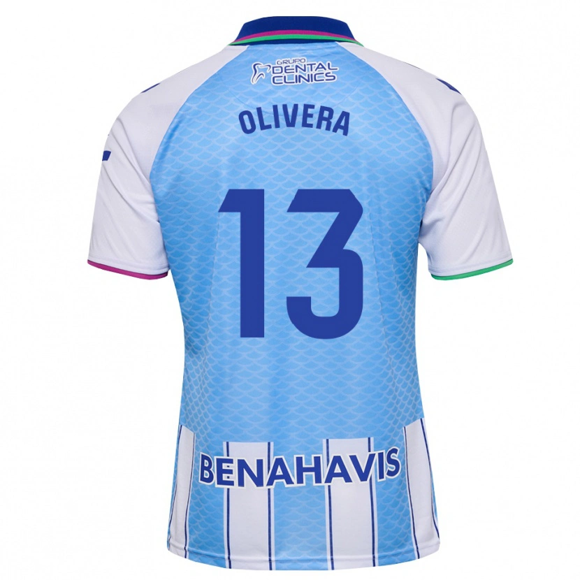 Danxen Herren Fernando Olivera #13 Tief Himmelblau Weiß Heimtrikot Trikot 2026/27 T-Shirt