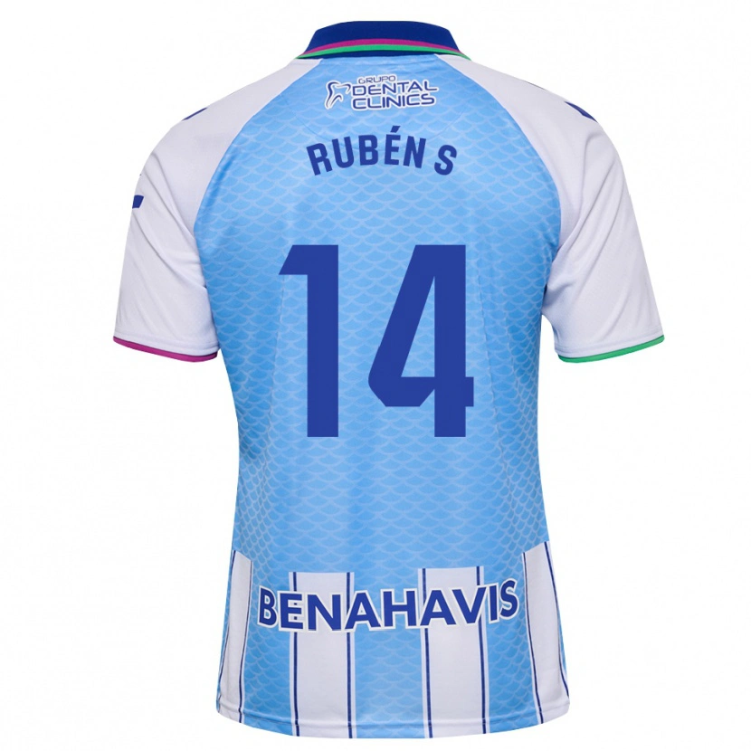 Danxen Herren Rubén Sánchez #14 Tief Himmelblau Weiß Heimtrikot Trikot 2026/27 T-Shirt