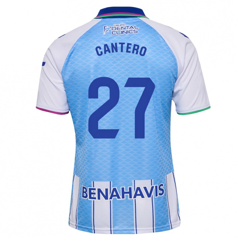 Danxen Herren Cris Cantero #27 Tief Himmelblau Weiß Heimtrikot Trikot 2026/27 T-Shirt