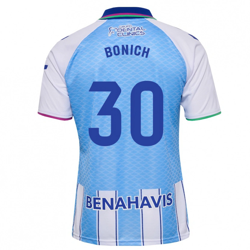 Danxen Herren James Bonich #30 Tief Himmelblau Weiß Heimtrikot Trikot 2026/27 T-Shirt