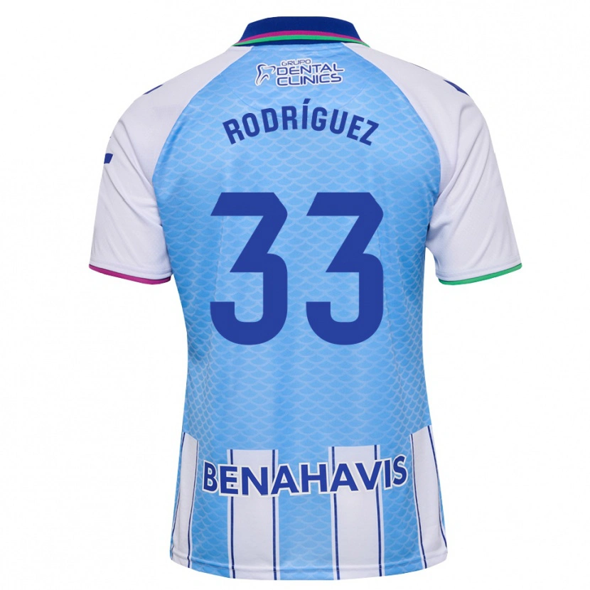 Danxen Herren Alfonso Rodríguez #33 Tief Himmelblau Weiß Heimtrikot Trikot 2026/27 T-Shirt