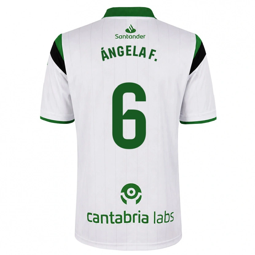 Danxen Herren Ángela Fernández Fraile #6 Weißgrün Schwarz Heimtrikot Trikot 2026/27 T-Shirt