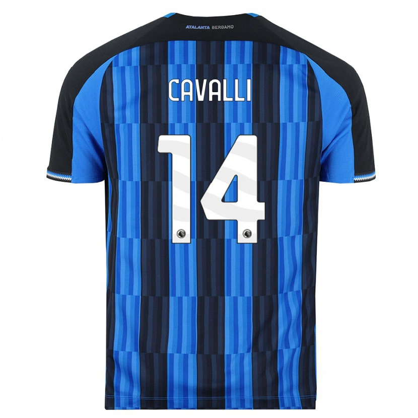 Danxen Herren Tommaso Cavalli #14 Blau Schwarz Rot Heimtrikot Trikot 2026/27 T-Shirt