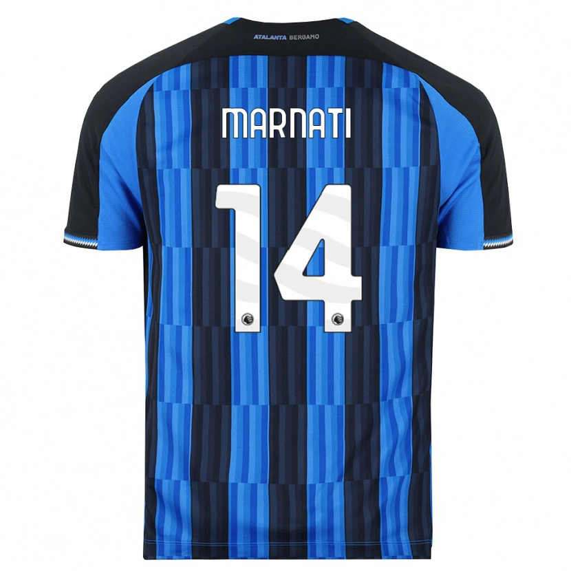 Danxen Herren Sebastiano Marnati #14 Blau Schwarz Rot Heimtrikot Trikot 2026/27 T-Shirt