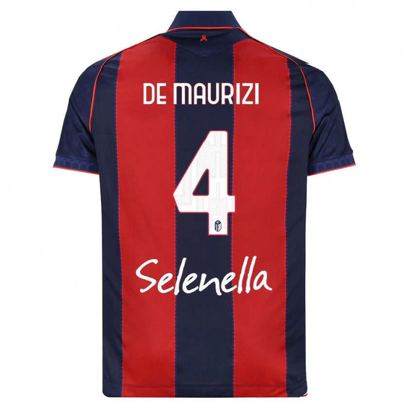 Danxen Herren Alessandro De Maurizi #4 Königsblau Rot Weiß Heimtrikot Trikot 2026/27 T-Shirt