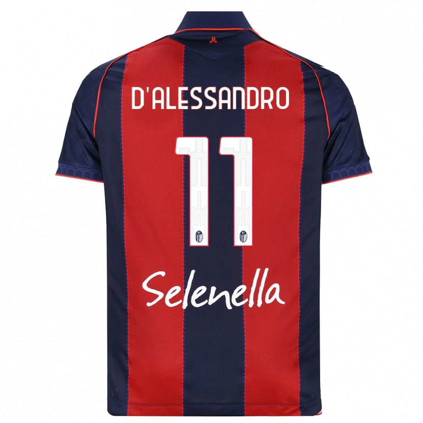 Danxen Herren Giuliano D'alessandro #11 Königsblau Rot Weiß Heimtrikot Trikot 2026/27 T-Shirt