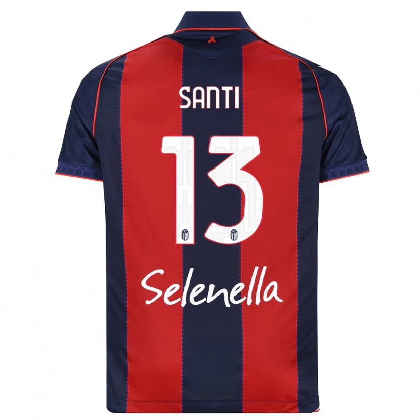 Danxen Herren Manuel Santi #13 Königsblau Rot Weiß Heimtrikot Trikot 2026/27 T-Shirt