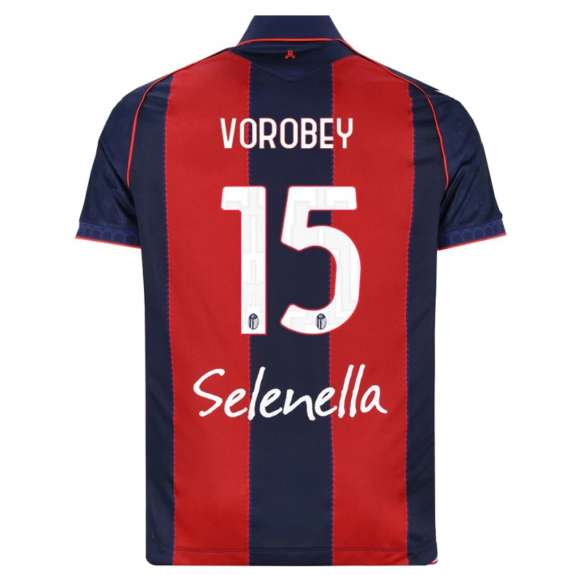Danxen Herren Maksym Vorobey #15 Königsblau Rot Weiß Heimtrikot Trikot 2026/27 T-Shirt