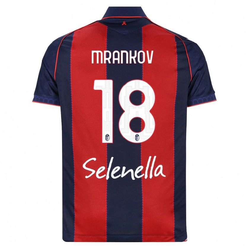 Danxen Herren Dimitar Mrankov #18 Königsblau Rot Weiß Heimtrikot Trikot 2026/27 T-Shirt