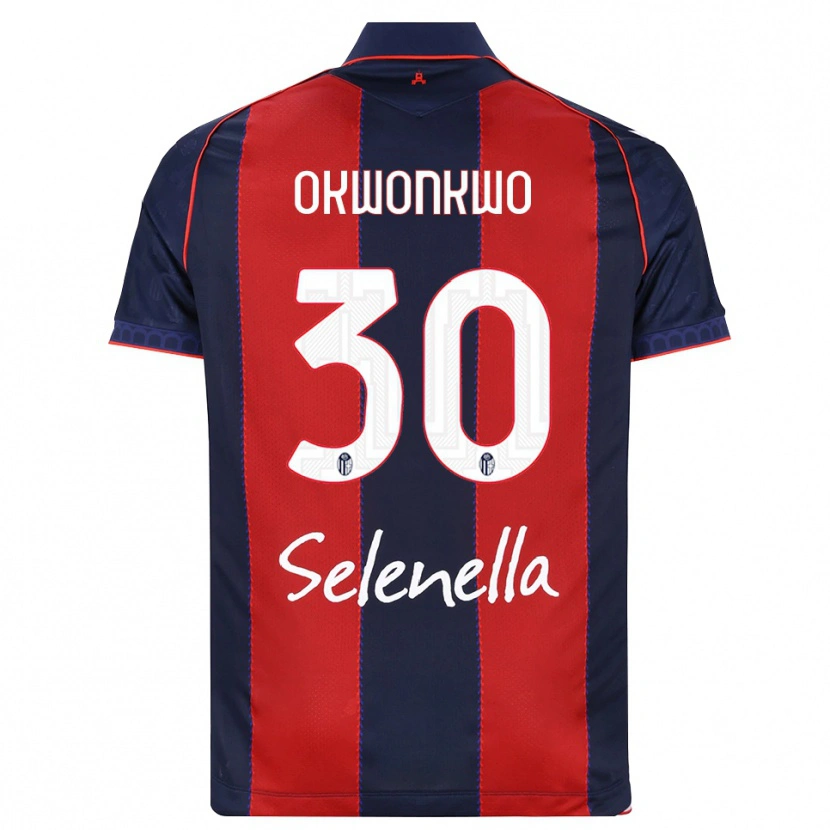 Danxen Herren Orji Okwonkwo #30 Königsblau Rot Weiß Heimtrikot Trikot 2026/27 T-Shirt