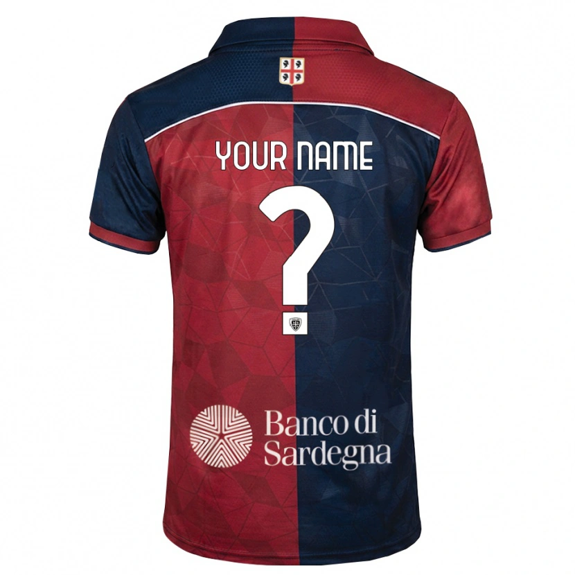 Danxen Herren Ihren Namen #0 Burgund Rot Königsblau Heimtrikot Trikot 2026/27 T-Shirt