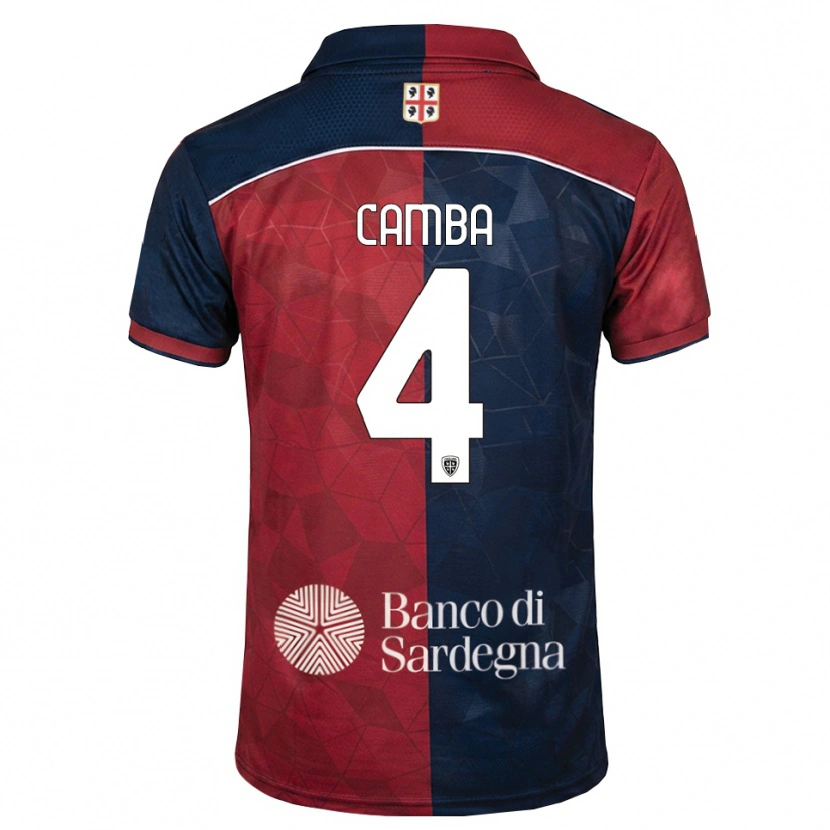 Danxen Herren Daniele Camba #4 Burgund Rot Königsblau Heimtrikot Trikot 2026/27 T-Shirt